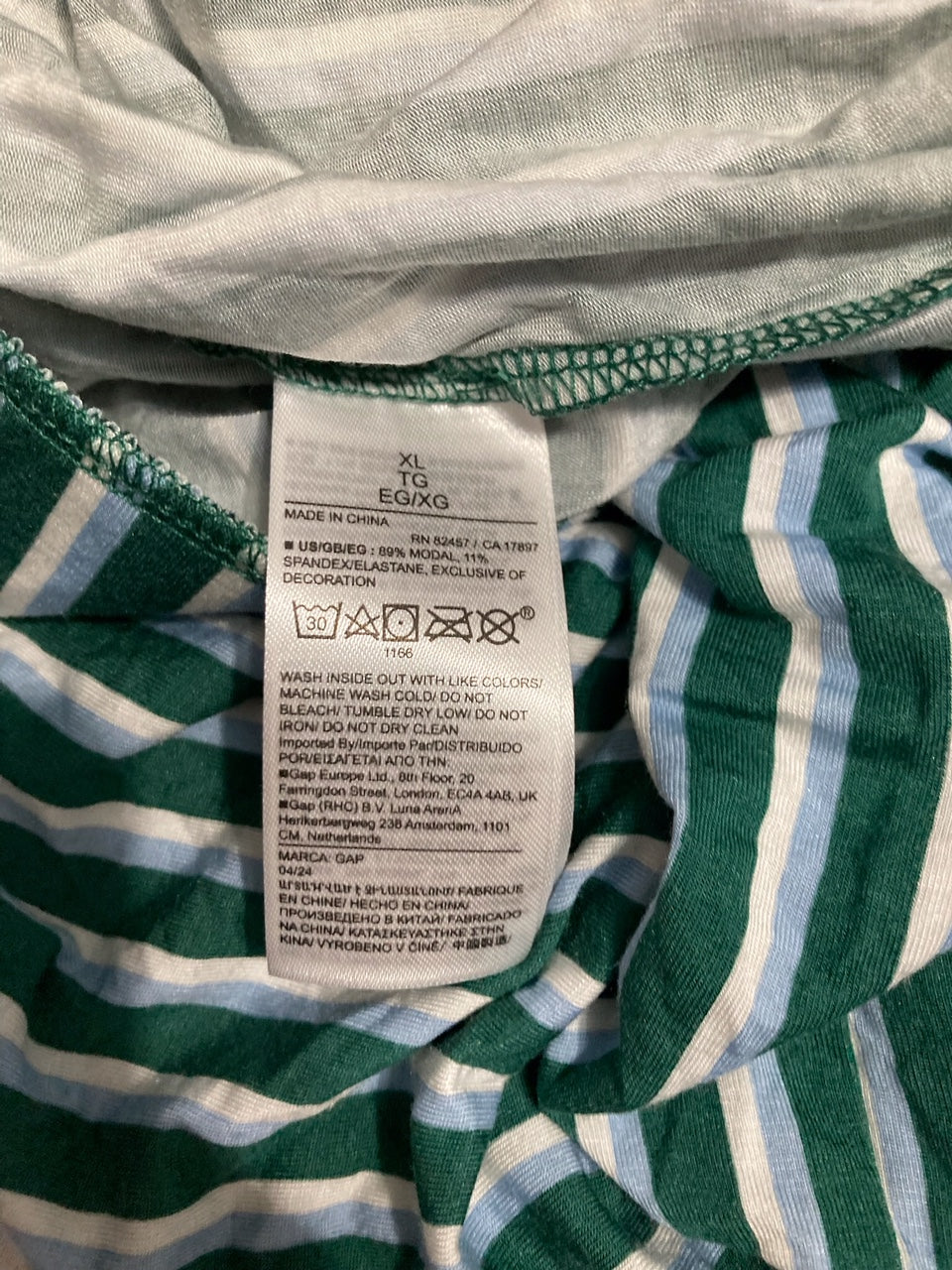GAPBODY long pants pajama GREEN XL