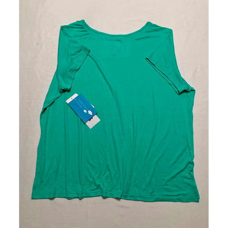NWD MUK LUKS T Shirt Round Neck Aqua Marine 1X