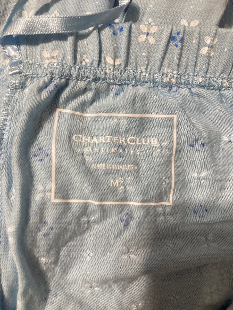 CHARTER CLUB Sleep long pants BLUE M