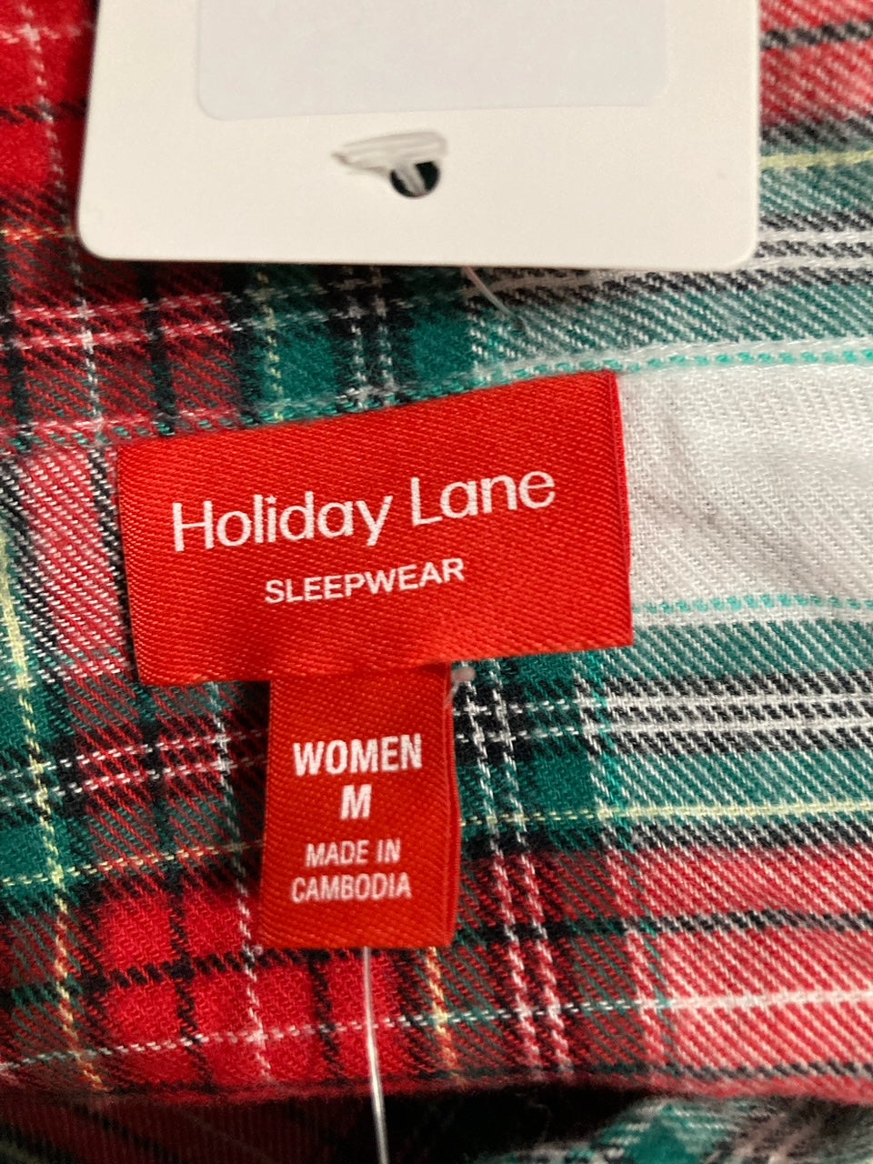 HOLIDAY LANE Merry Plaid Cotton Pajama Pants MERRY PLAID M