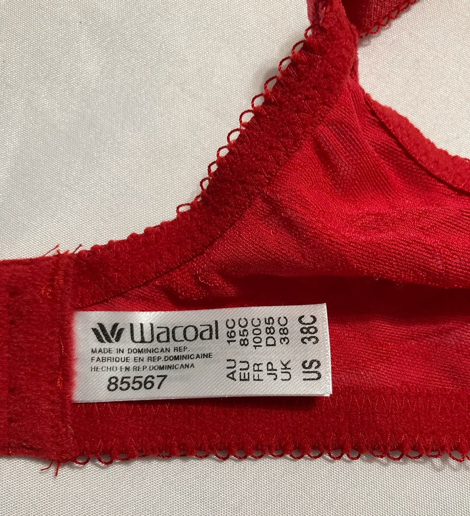 WACOAL Awareness Full Figure Underwire Bra RED 38C