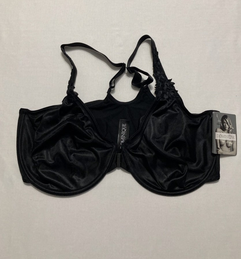 DOMINIQUE Meryl Front Closure Minimizer Racerback BLACK 42DD