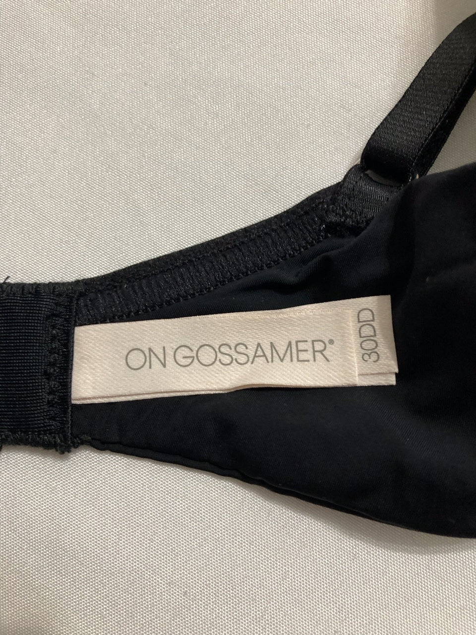 ON GOSSAMER Sleek Micro Everyday T-Shirt Bra BLACK 30DD