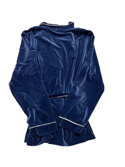 I.N.C Velvet Shawl Pajama Robe NAVY L