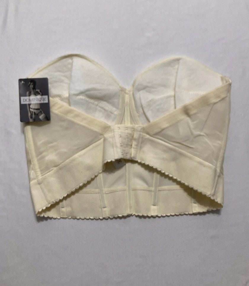 DOMINIQUE Noemi Backless Strapless Bustier Bridal Bra WHITE 40DD