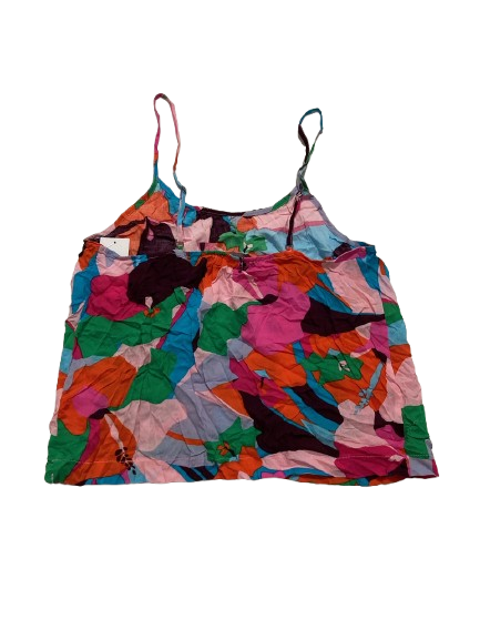 SANCTUARY Abstract print crop cami top MULITCOLOR S
