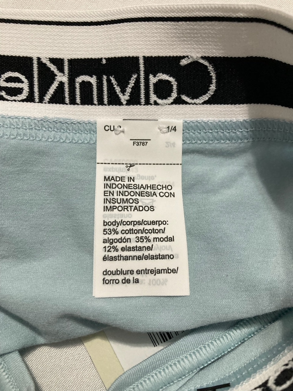 CALVIN KLEIN Icon Cotton Modal Bikini BLUE