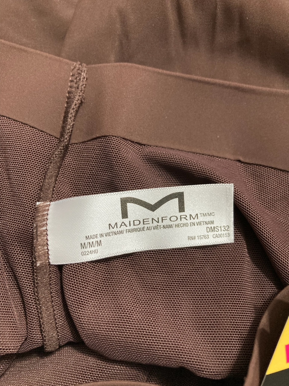 MAIDENFORM Shaping Shorty, Firm Control Shaping Shorts JUST BROWN M