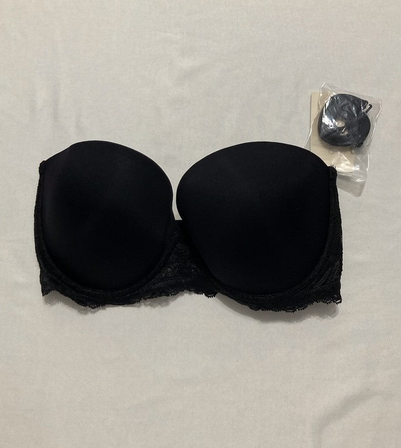 ONGOSSAMER Beautifully Basic Strapless Bra BLACK 30DD