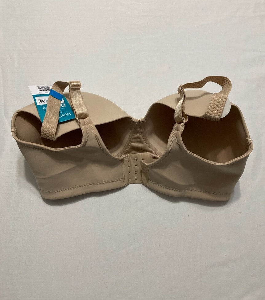 VANITY FAIR Full Figure Beauty Bra 4 Way Stretch Fabric BEIGE 38DDD