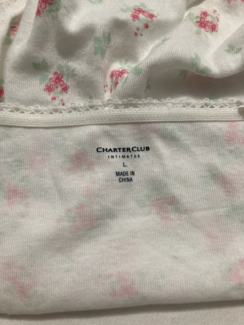 CHARTER CLUB Everyday Cotton Bikini Underwear ARIELLE DITSY L