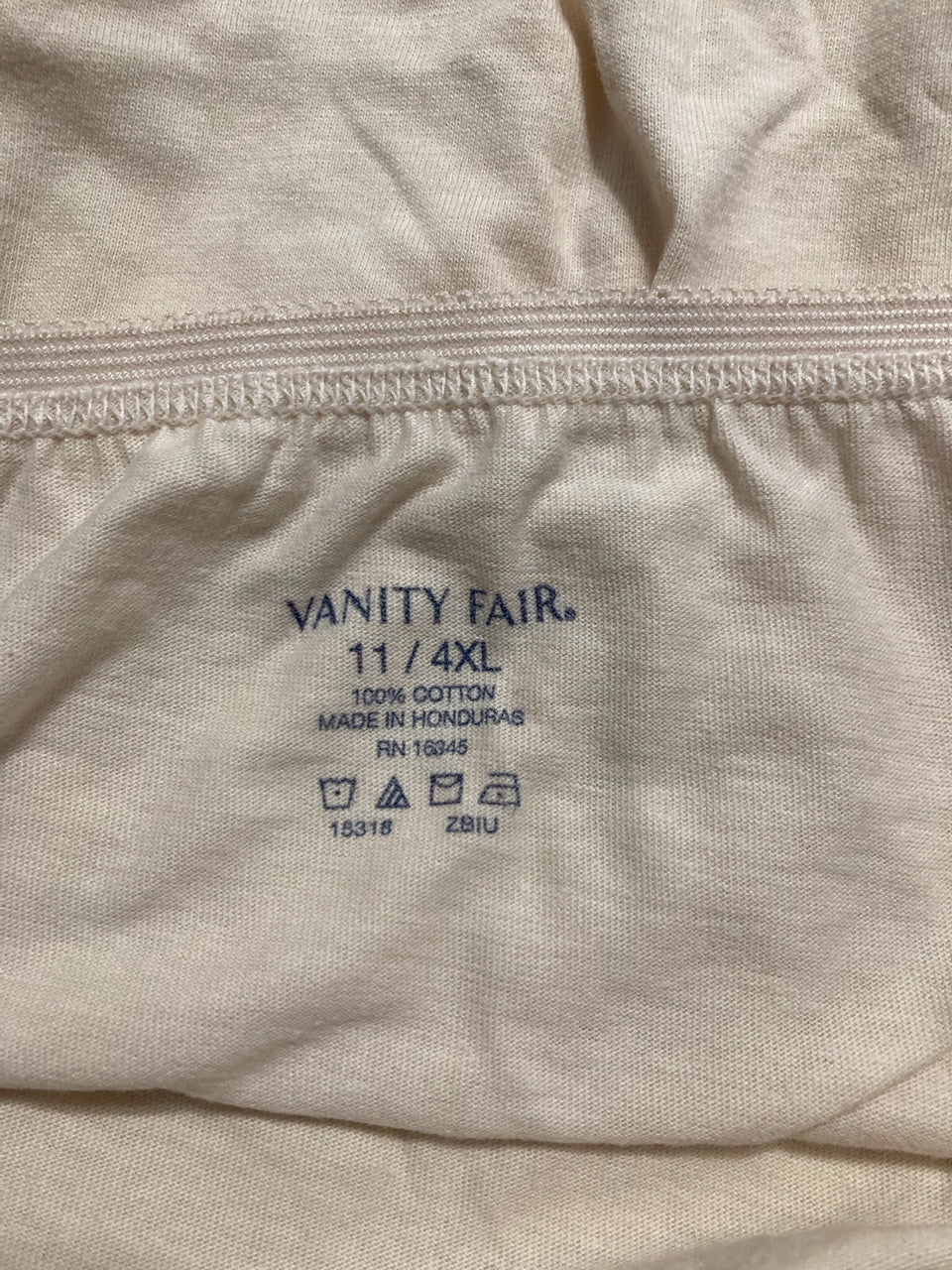 VANITY FAIR High Waisted Underwear Full Coverage Ladies Panties BEIGE 11/4XL