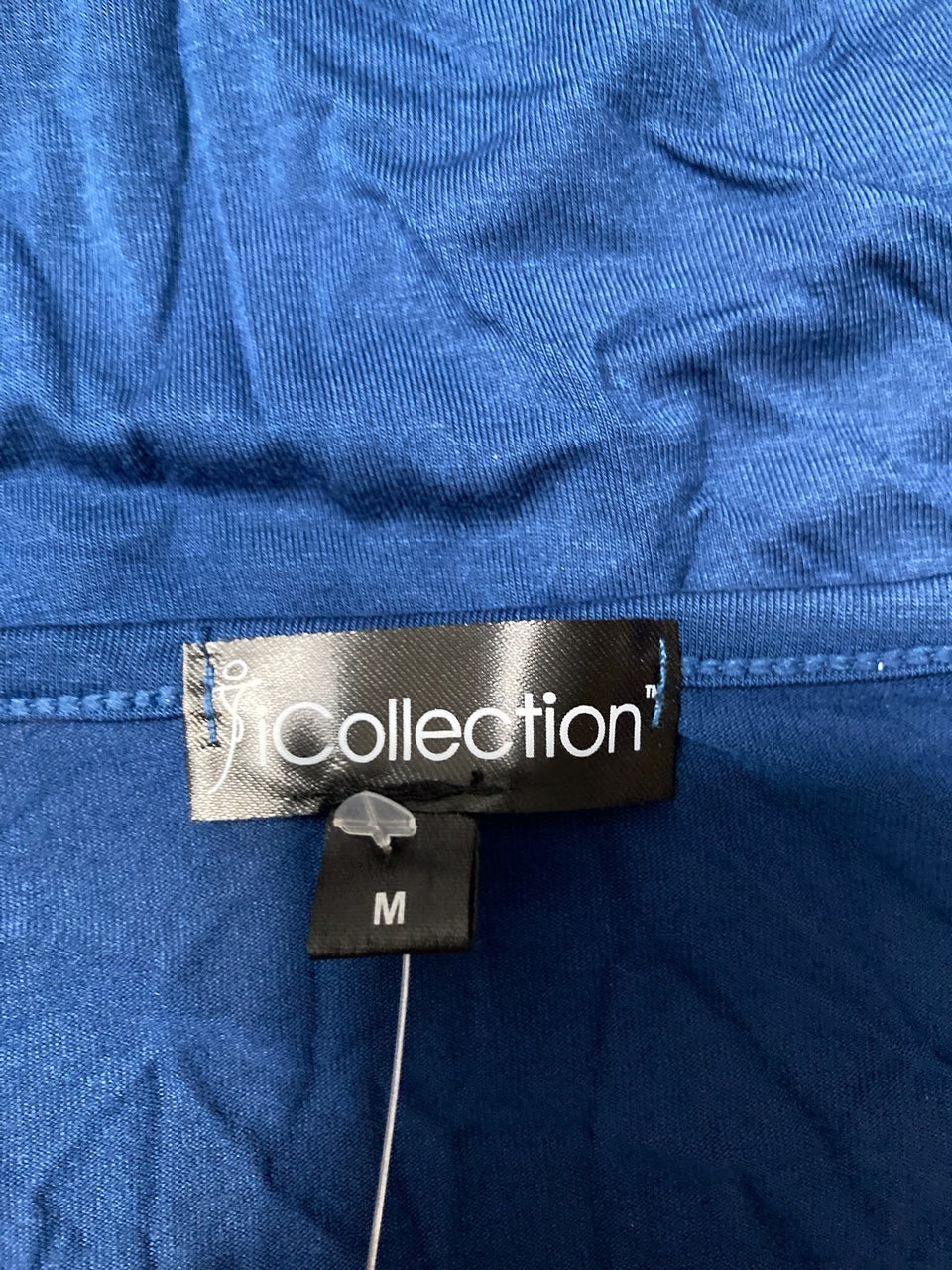 COLLECTION Shirt women short sleeve round neck NAVY M