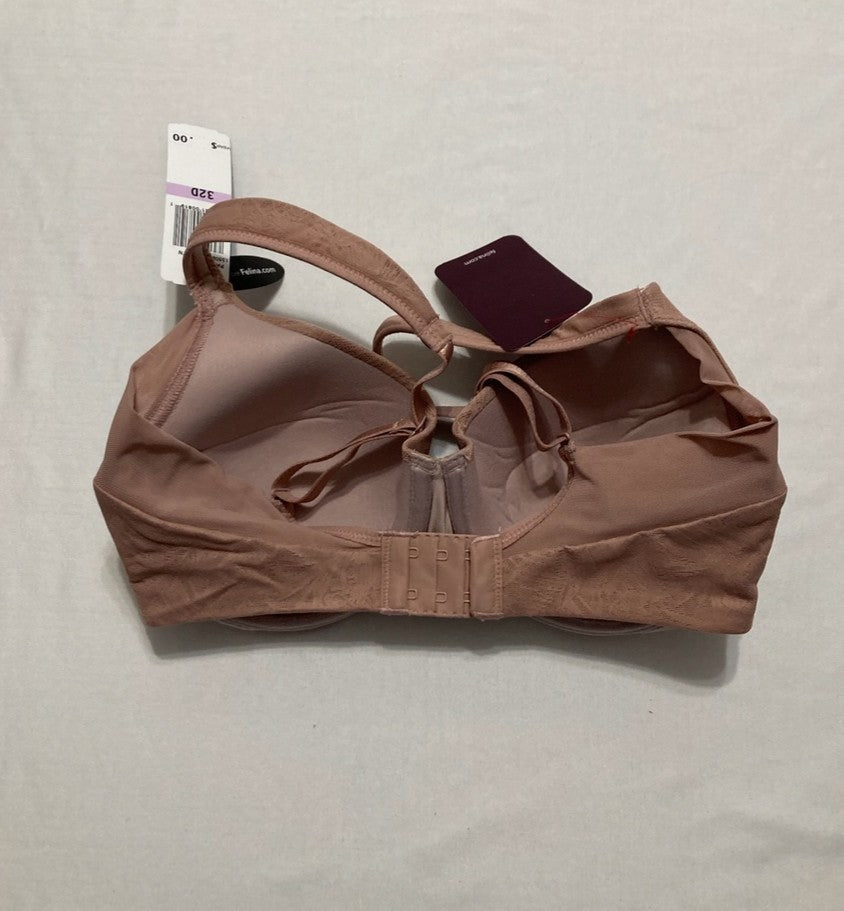 FELINA Paramour Jessamine Side Smoothing Contour Bra NUDE 32D