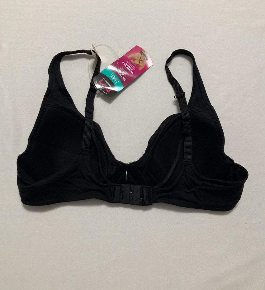 MAIDENFORM Everyday Luxe Full Coverage Convertible Underwire Bra BLACK 36A