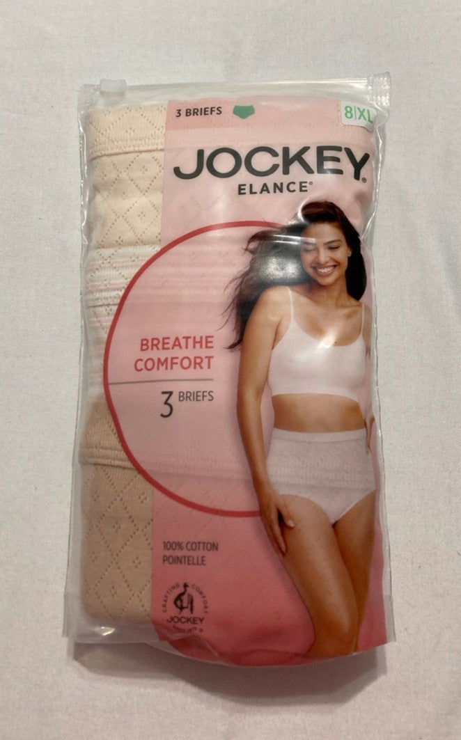 JOCKEY Underwear Elance Breathe Brief - 3 Pack MULTICOLOR 8
