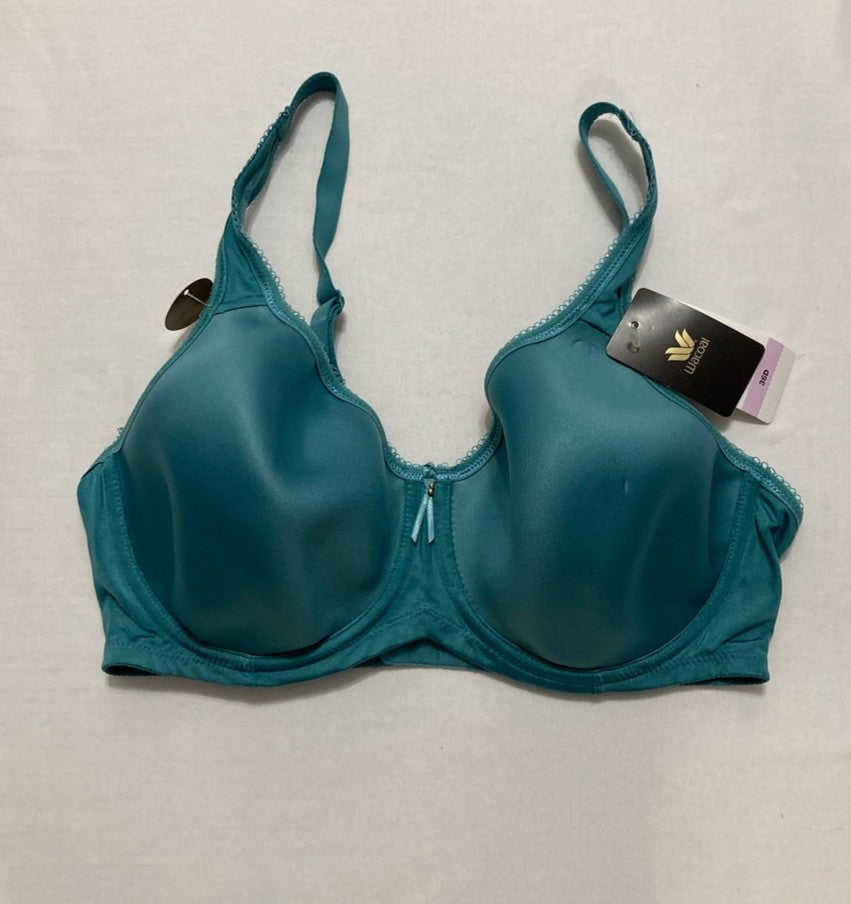 WACOAL Basic Beauty Lightly Padded Underwire Full Coverage T-Shirt Bra BLUE 36D
