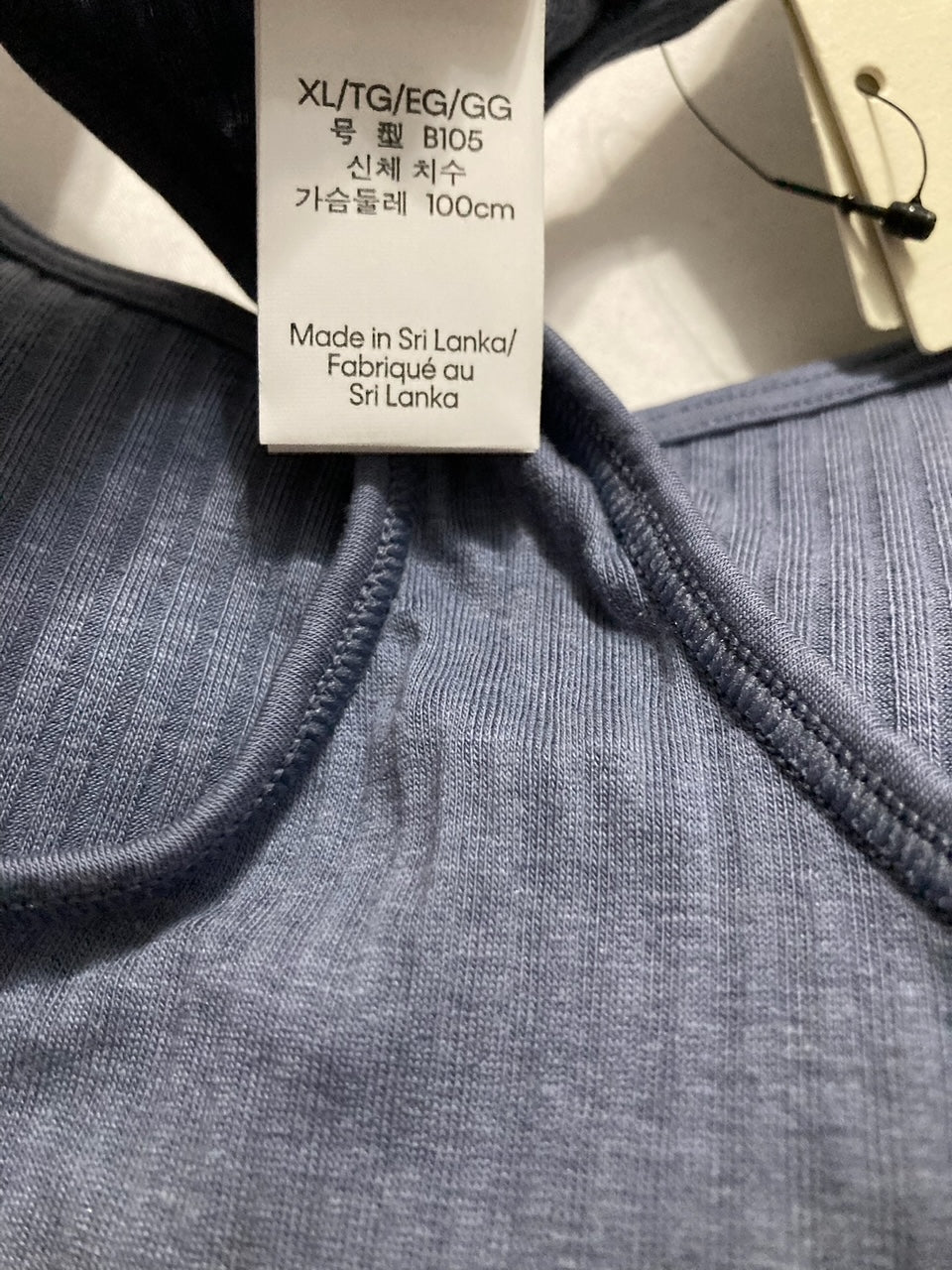 CALVIN KLEIN Modern Rib Lightly Lined Bralette GRISAILLE XL