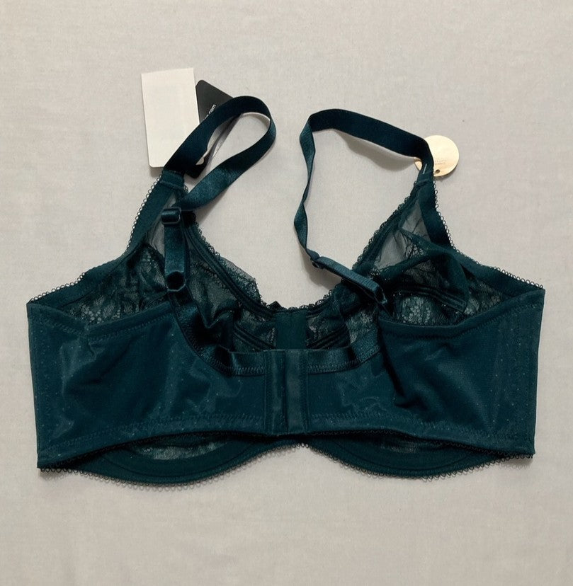 WACOAL Retro Chic Full Figure Underwire Bras GREEN 38D