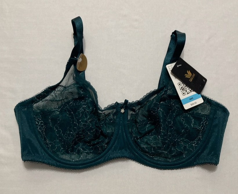 WACOAL Retro Chic Full Figure Underwire Bras GREEN 38C