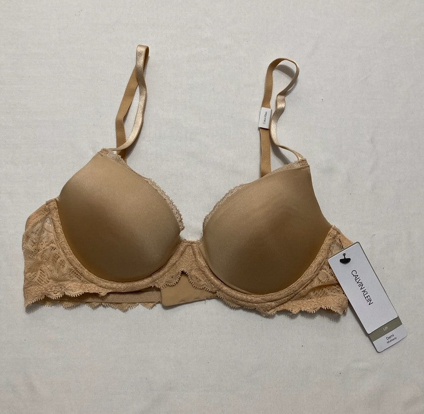 CALVIN KLEIN Seductive Comfort with Lace Demi Bra BARE 36A
