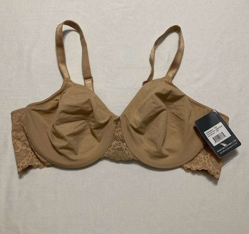 DOMINIQUE Lena Lace Minimizer Bra Seamless Full Figure Underwire BEIGE 42B