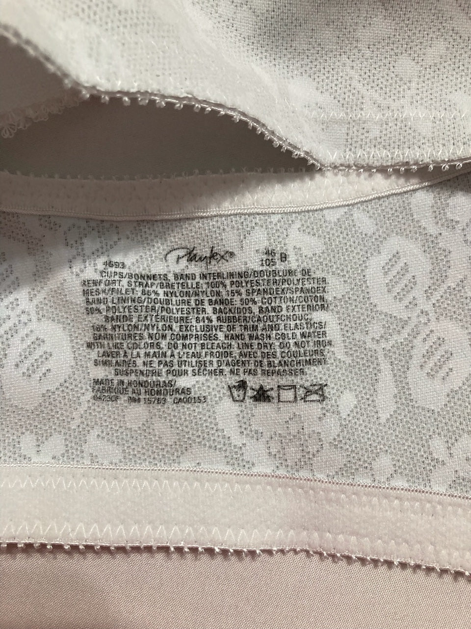 PLAYTEX Wireless Bra 18 Hour Plus-Size Bras Available Full Coverage WHITE 46B