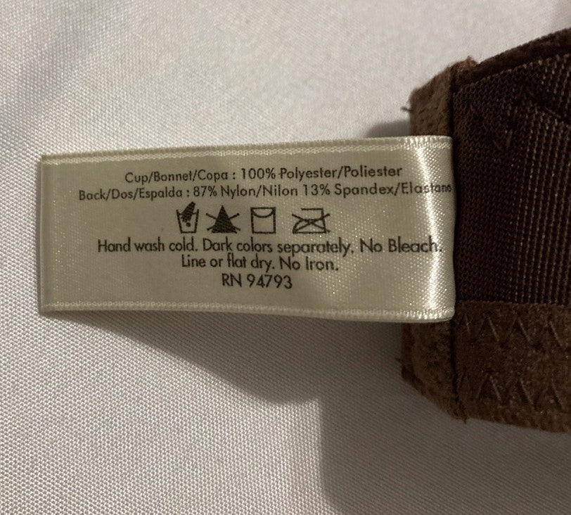 DOMINIQUE Minimizer Bra Seamless Full Figure Underwire Lingerie CHOCOLATE 34B