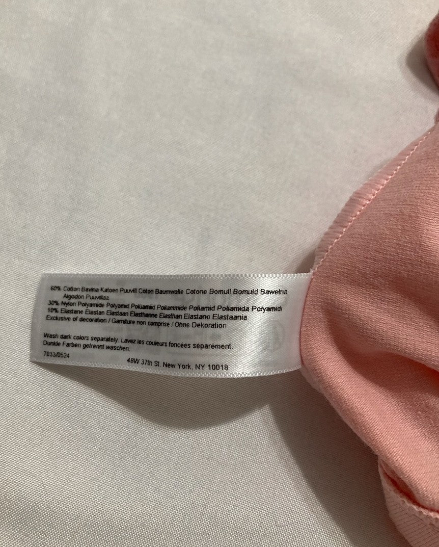 GLAMORISE Front-Closure Cotton T-Back Wirefree PINK 44BCD