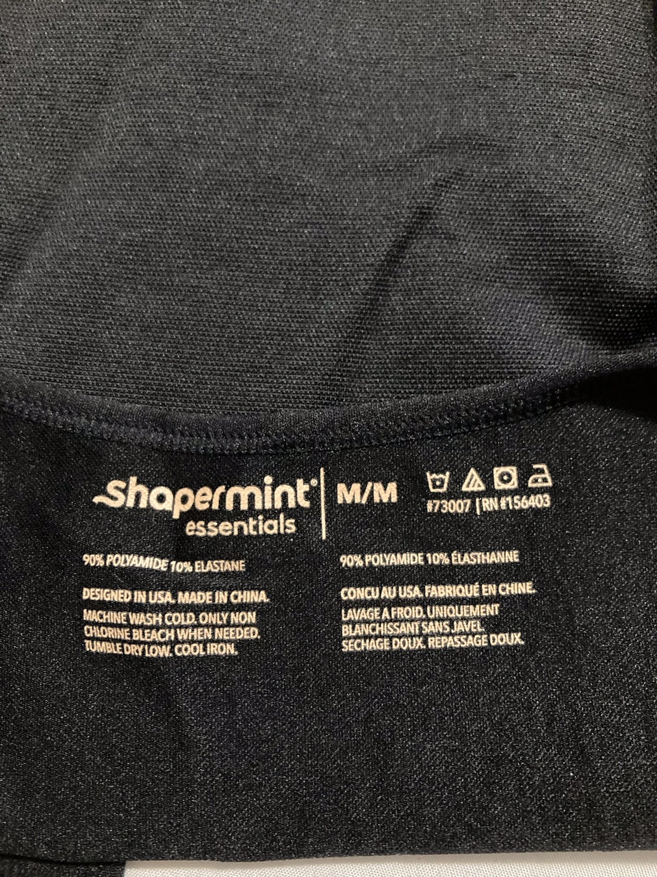 SHAPERMINT Essentials Open Bust Shaper Slip Dres BLACK M