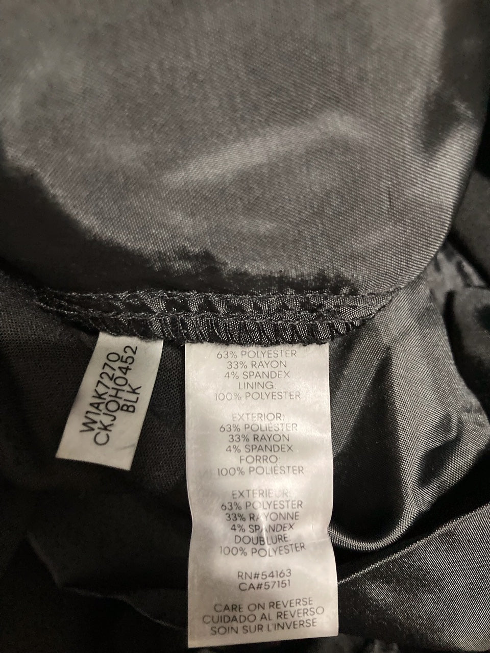 CALVIN KLEIN Plus Size Cargo Pants BLACK 1X