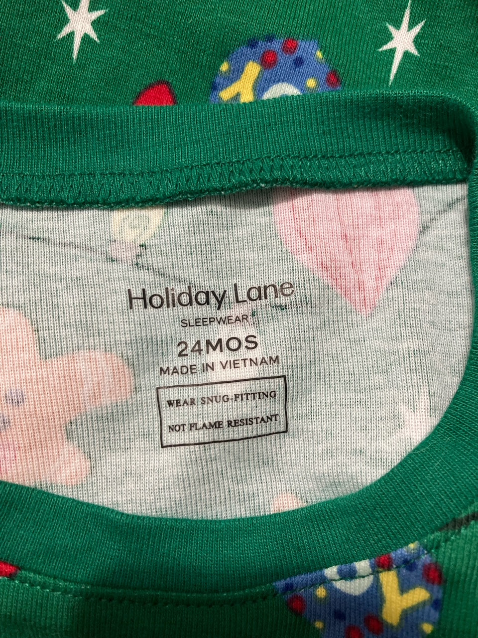 HOLIDAY LANE Festive Green Holiday Pajama Set GREEN 24MO