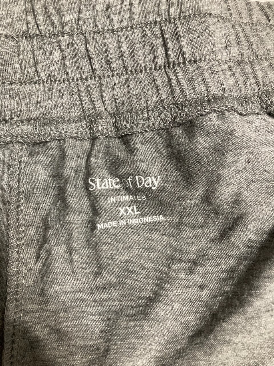 STATE OF DAY Jogger pants GRAY 2XL