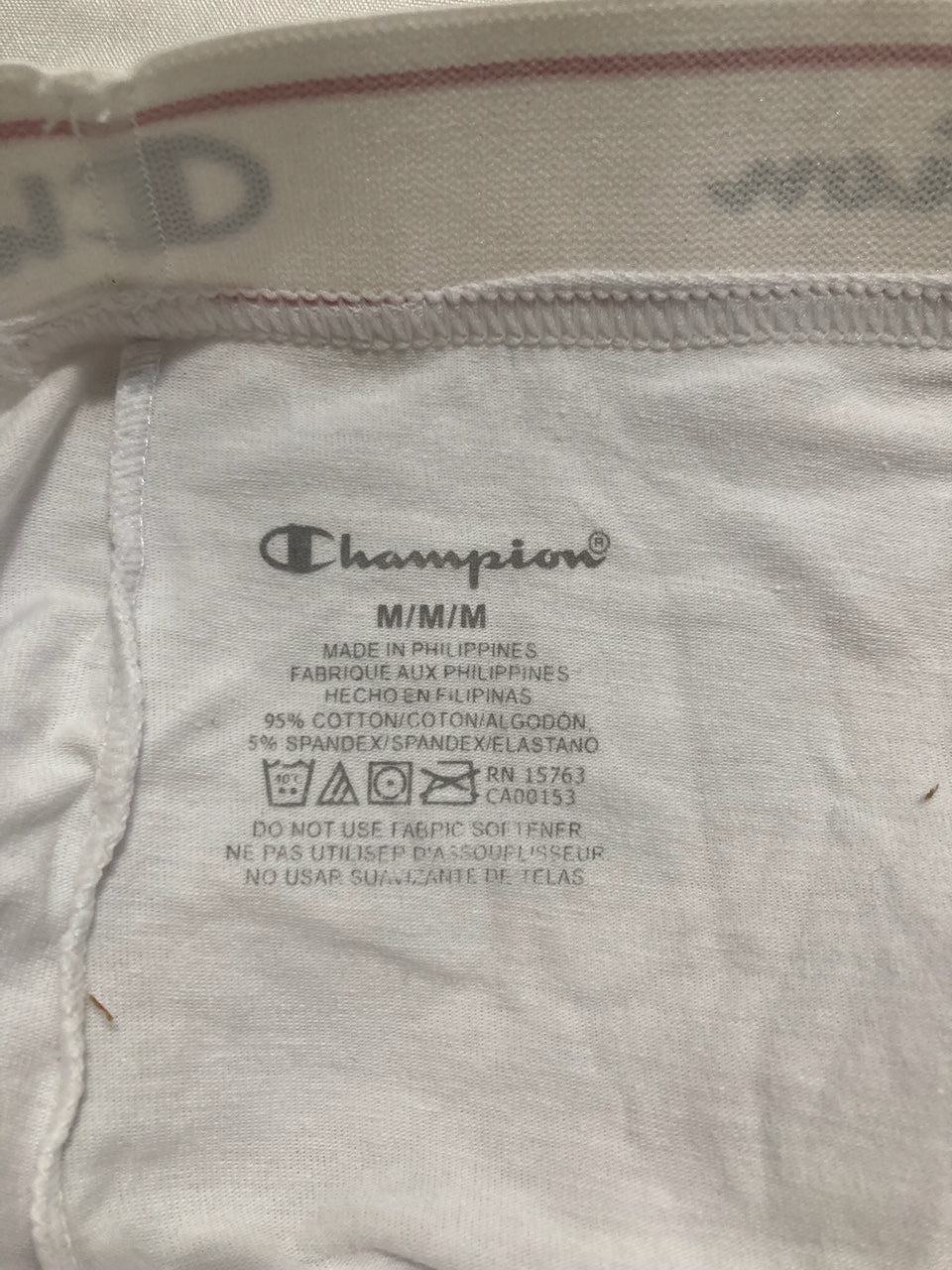 NWD CHAMPION Heritage Boys''hort Underwear WHITE M