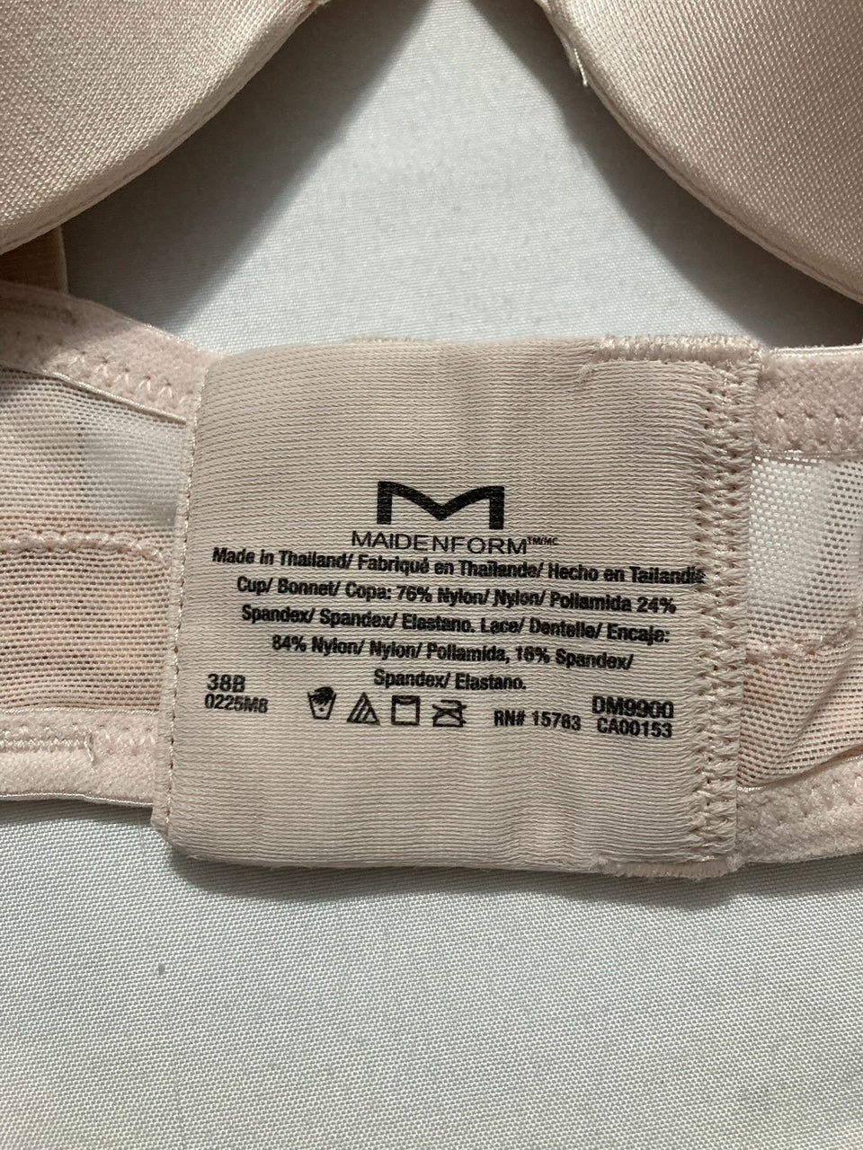 NWD MAIDENFORM Love The Lift Lace Demi Push-Up Bra SANDSHELL 38B