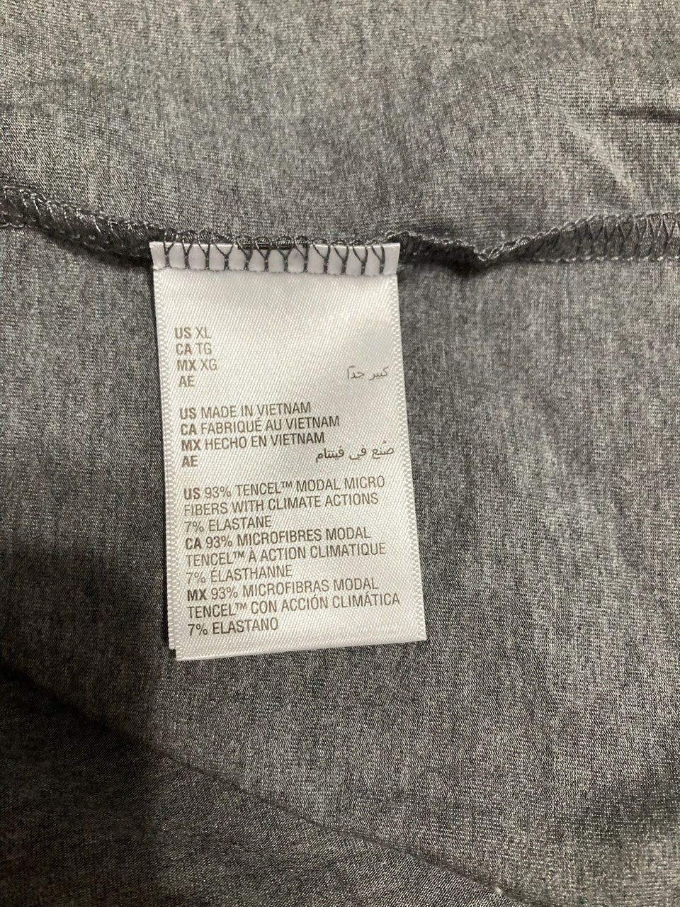 STATE OF DAY 2-Pc. Short-Sleeve Notched-Collar Pajama Set PEWTER XL