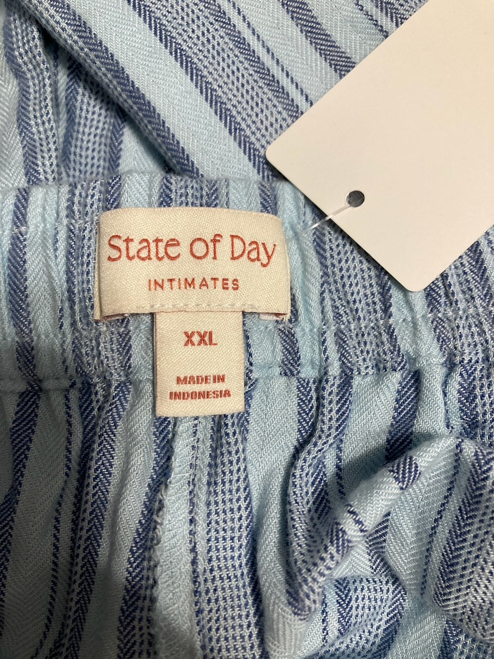 STATE OF DAY Long pants pajjama bottom BLUE XXL