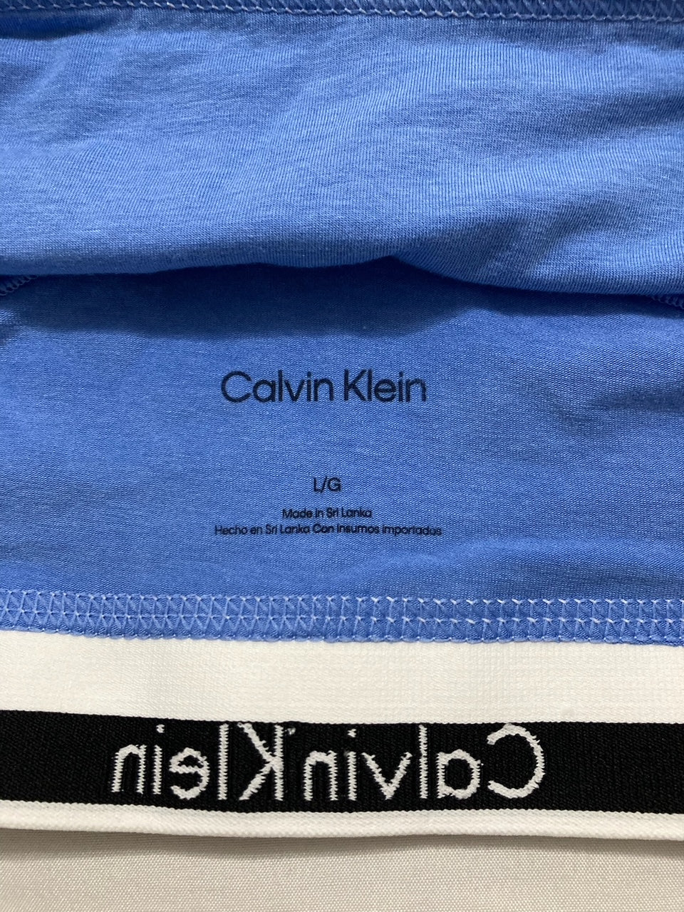NWD CALVIN KLEIN Modern Cotton Unlined Wireless Bralette GLACIER L