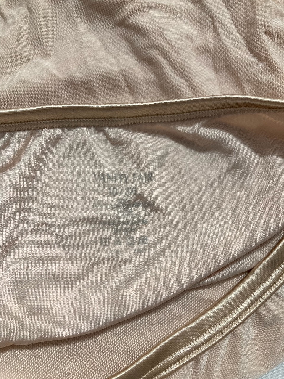VANITY FAIR Illumination Brief Panties ROSE BEIGE 3XL