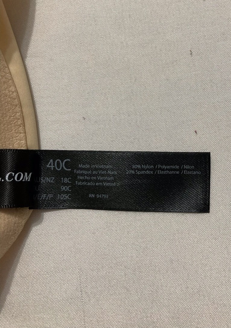 DOMINIQUE Talia Everyday Front Closure Racerback LATTE 40C