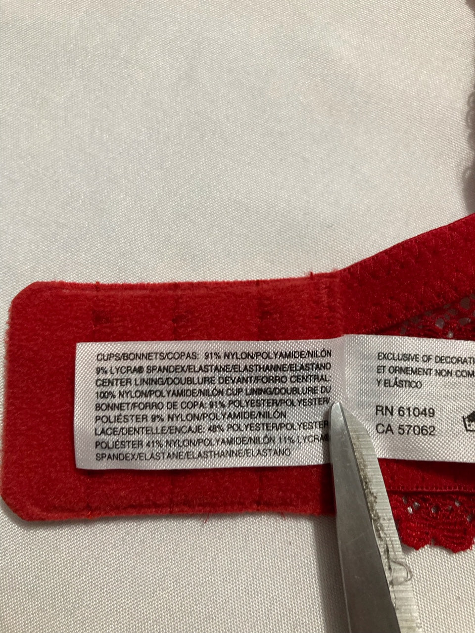 WACOAL Embrace Lace Lightly Padded Underwire Mid Coverage T-Shirt Bra RED 34D