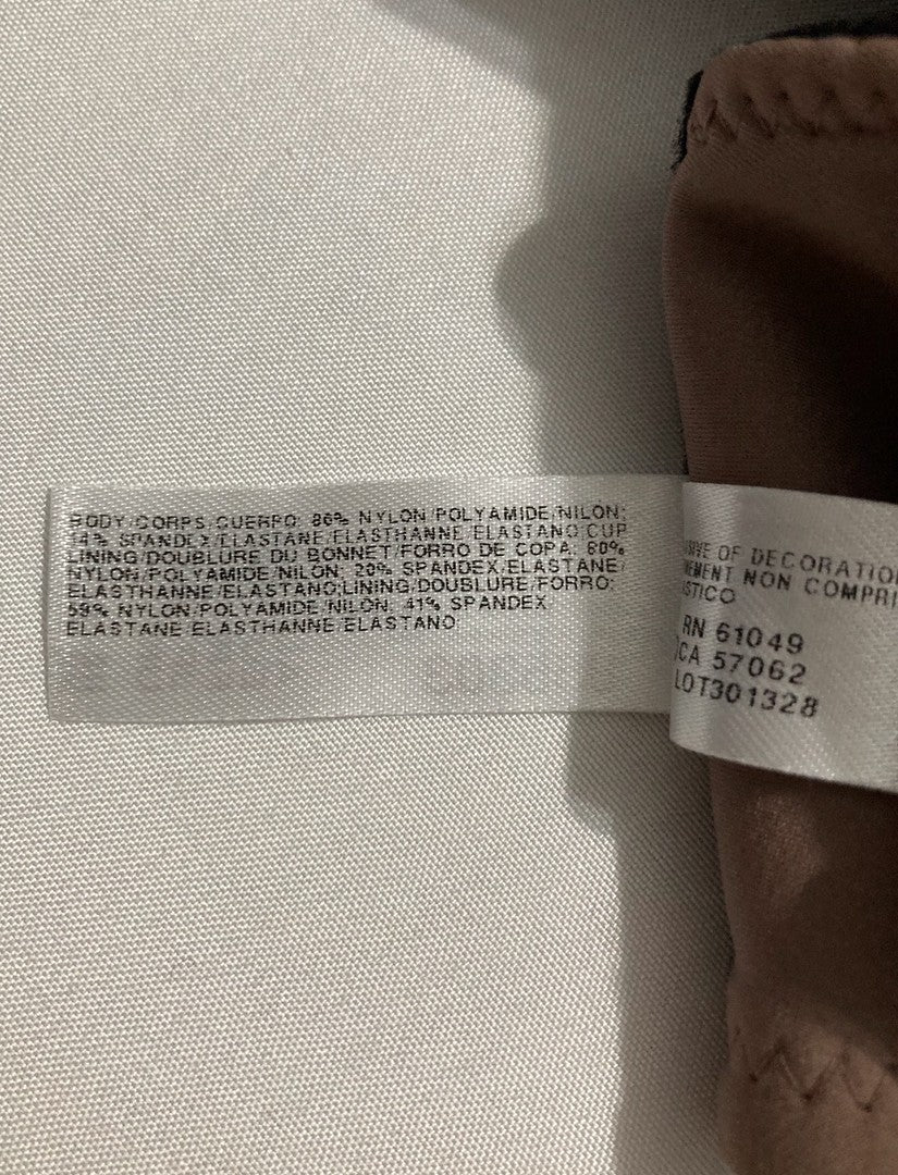 WACOAL Back Appeal Unlined Full Coverage Underwire Bra BLACK 44DDD