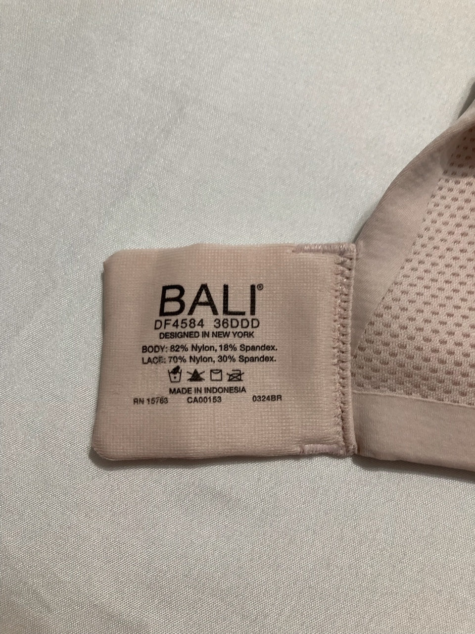 BALI Underwire Minimizer Bra ALMOND 36DDD