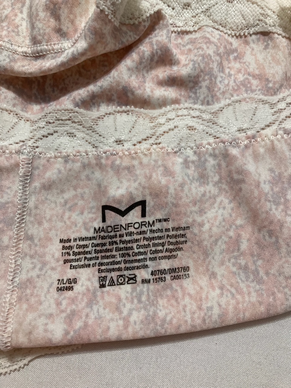 MAIDENFORM Classic Microfiber Boyshorts PINK L