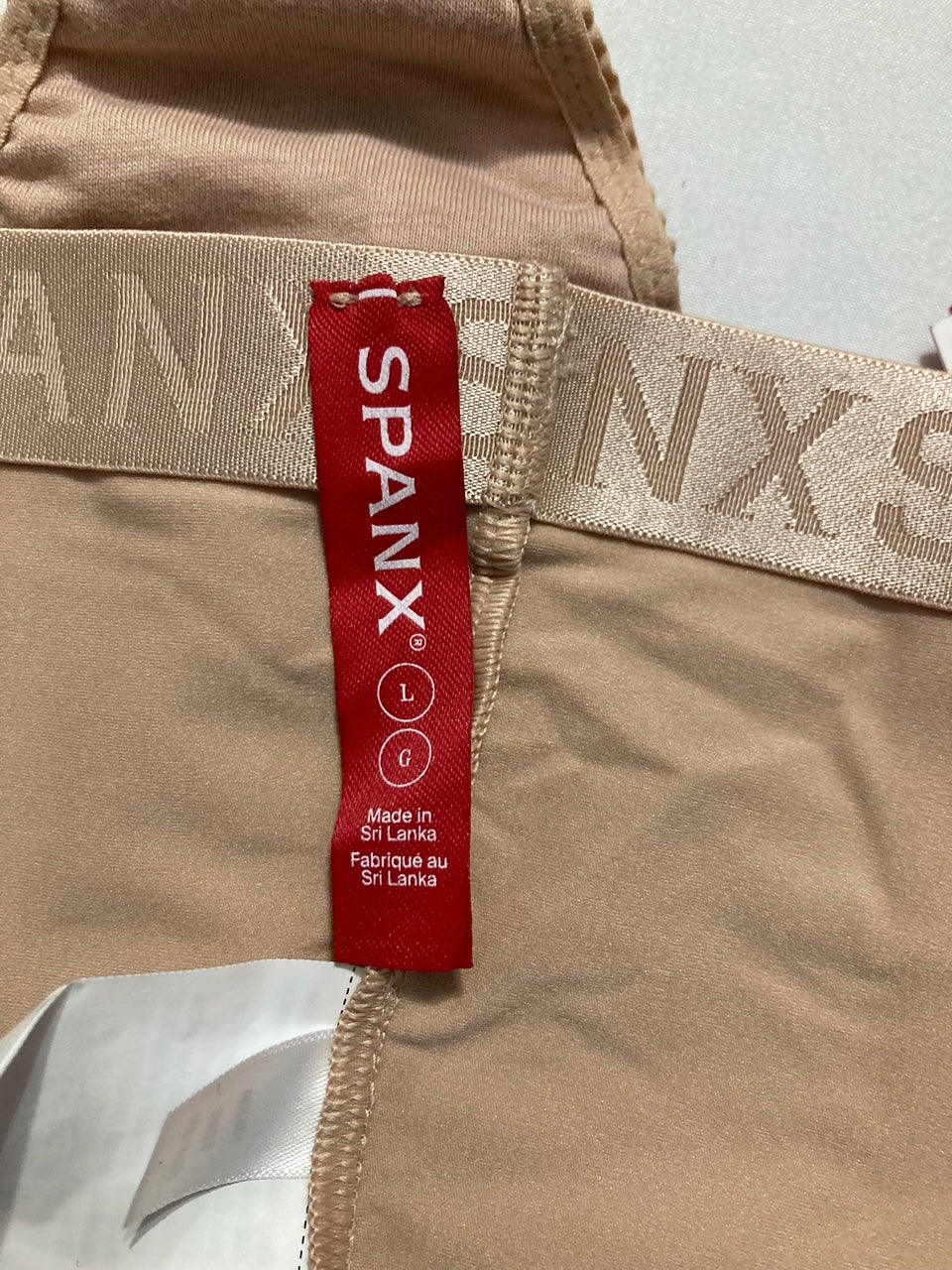 SPANX OnCore Firm Control High-Waist Brief CHAMPAGNE BEIGE L