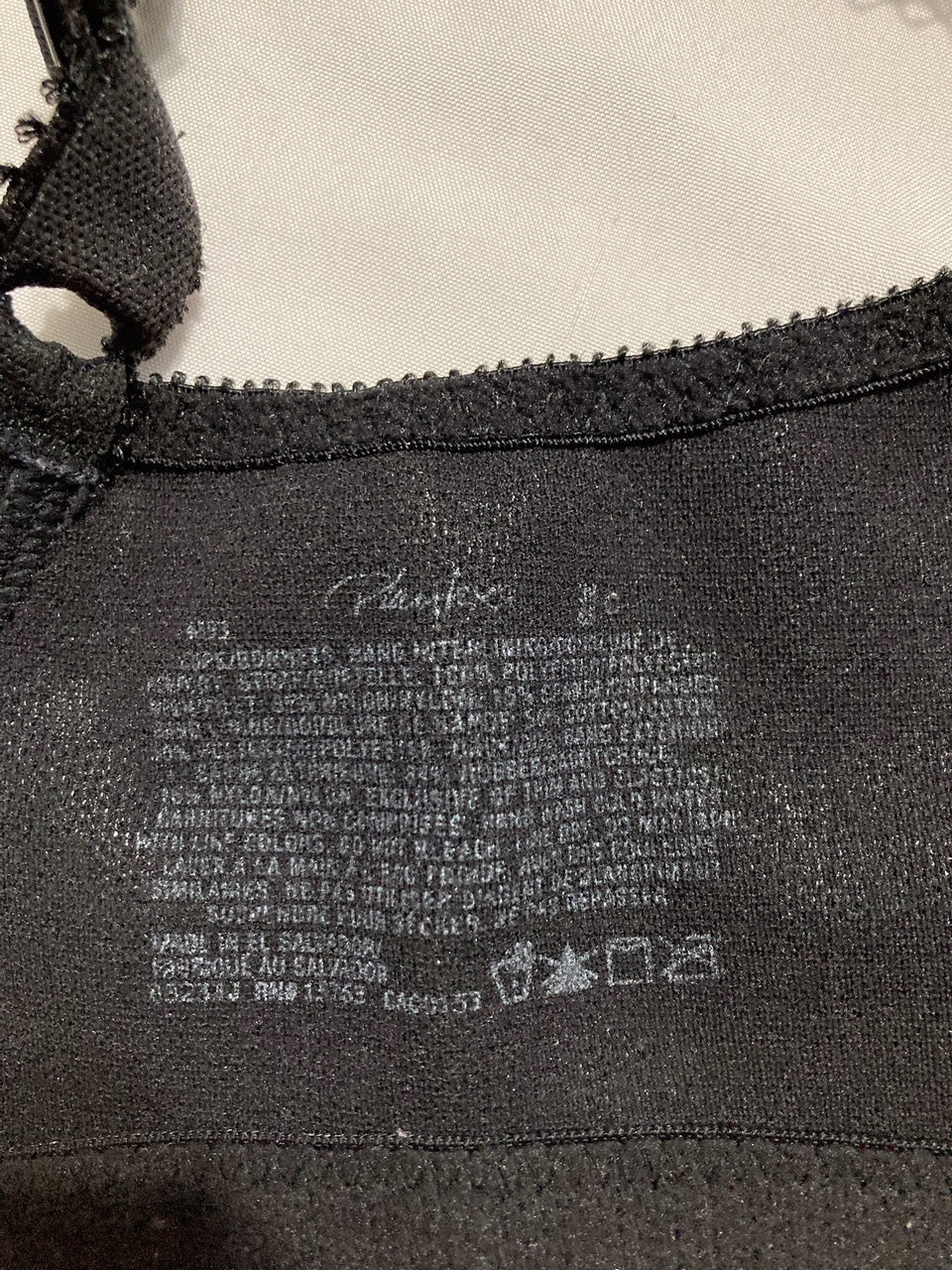 PLAYTEX Wireless Bra, 18 Hour Plus-Size Bras Available, Full Coverage BLACK 38C