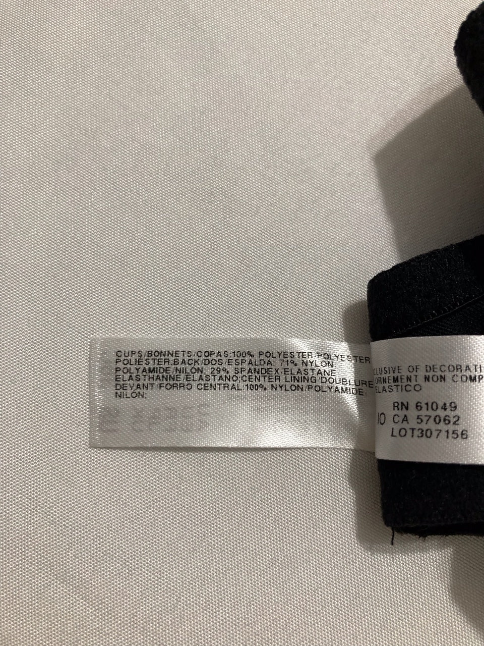 WACOAL Simple Shaping Unlined Full Coverage Minimizer Bra BLACK 36C