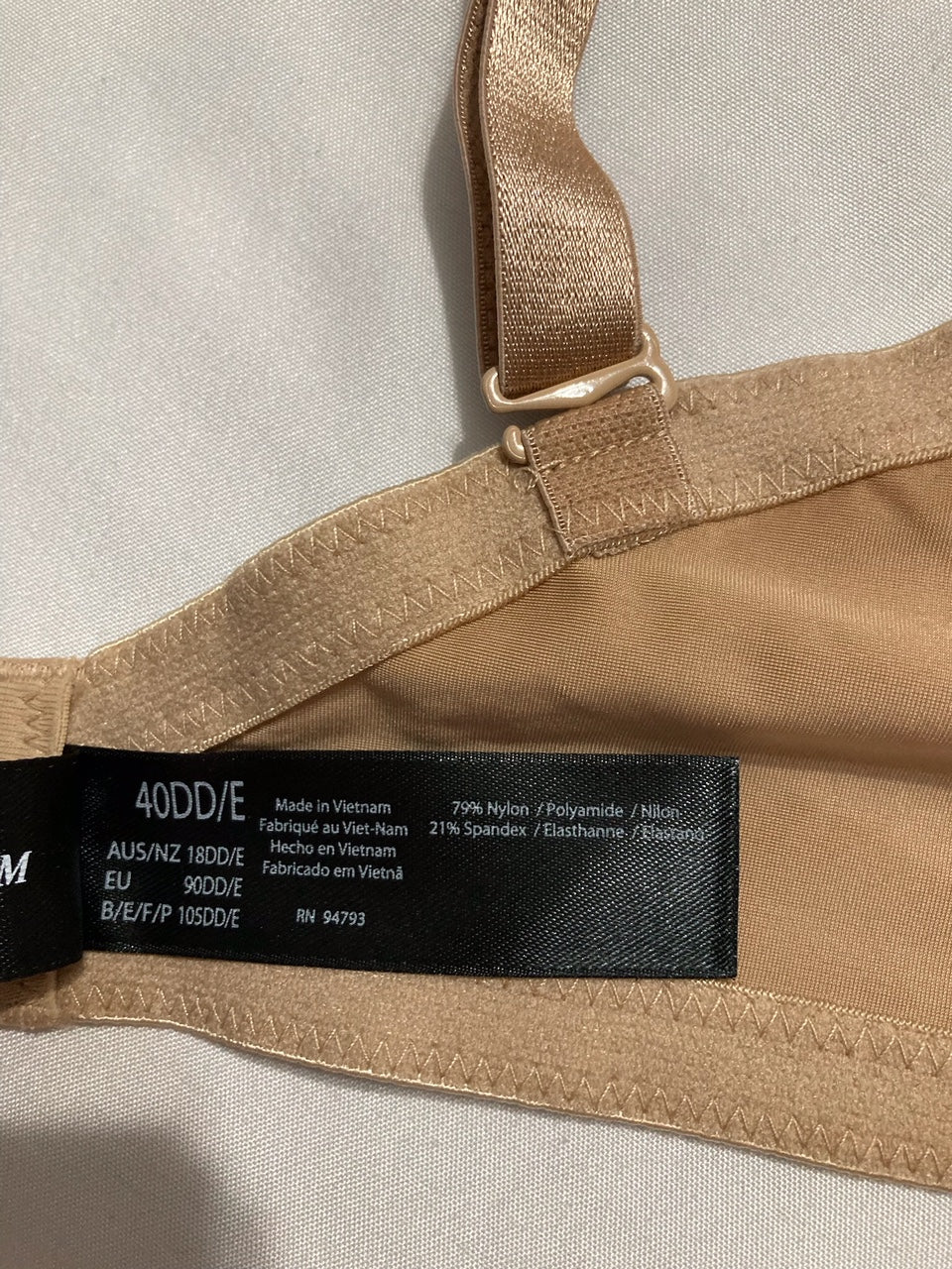 DOMINIQUE Uma U Plunge Convertible Bra MOCHA 40DD