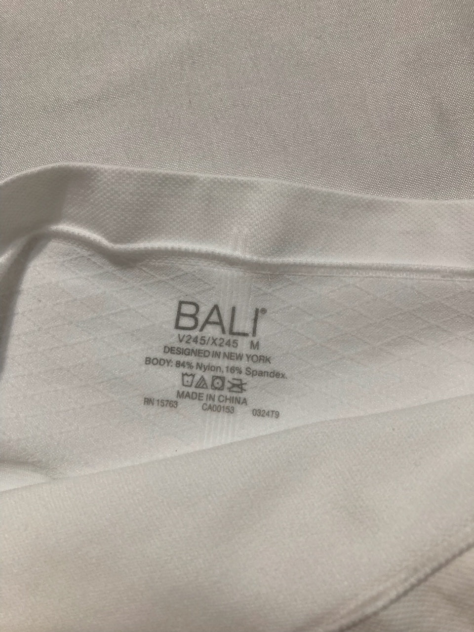 BALI Ultra-Firm Control Shapewear Brief 2 -Pack WHITE M