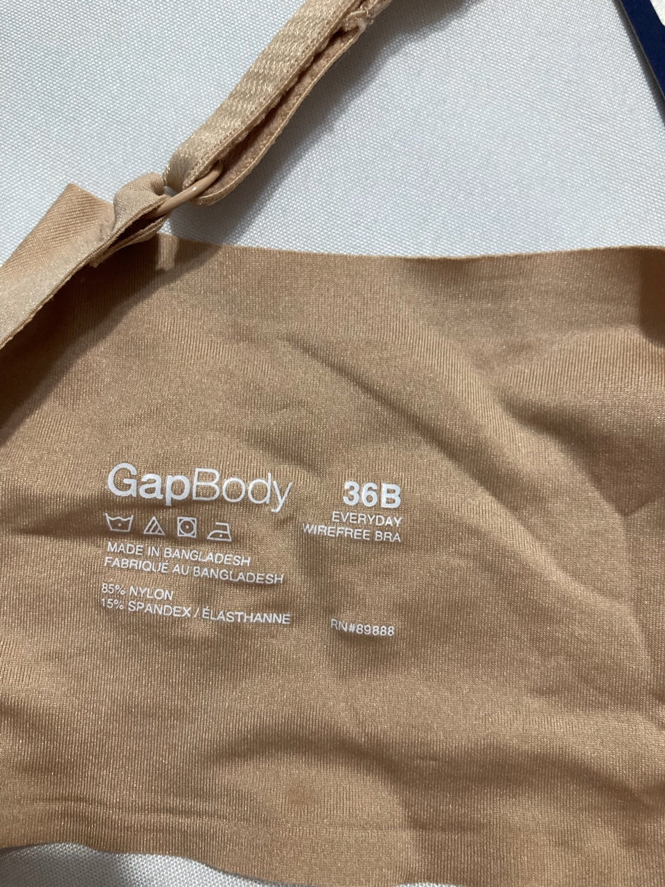 GAPBODY Everyday Essentials Wireless Bra BEIGE 36B